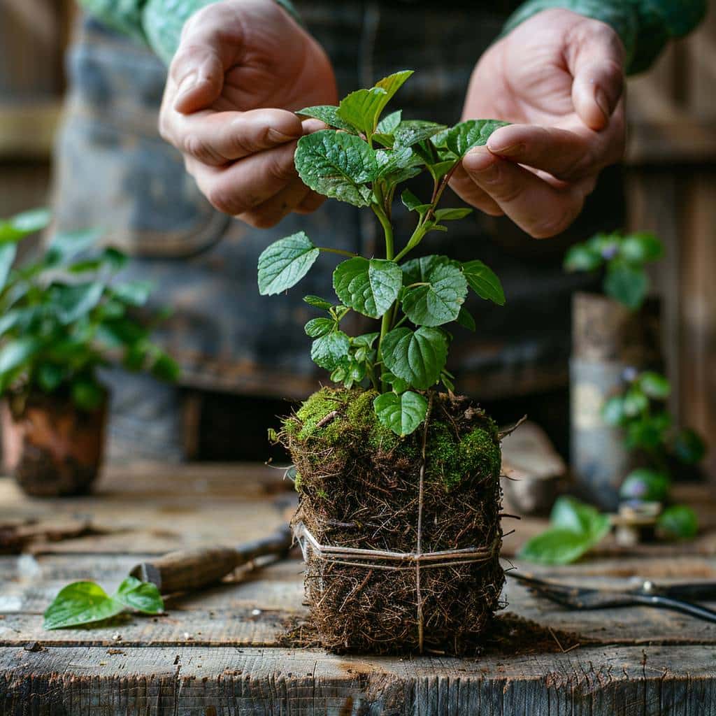 Comment faire un kokedama étape par étape