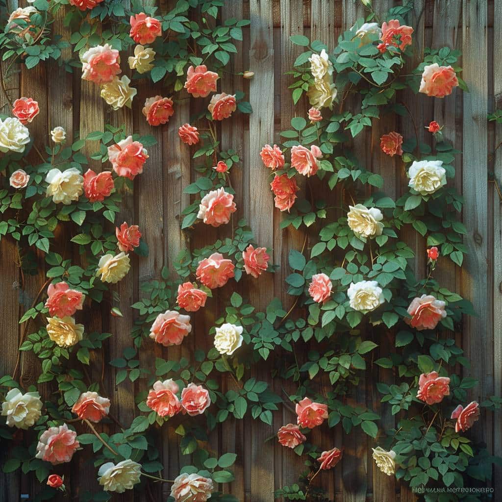 Couvrir les murs et les clôtures avec des rosiers grimpants