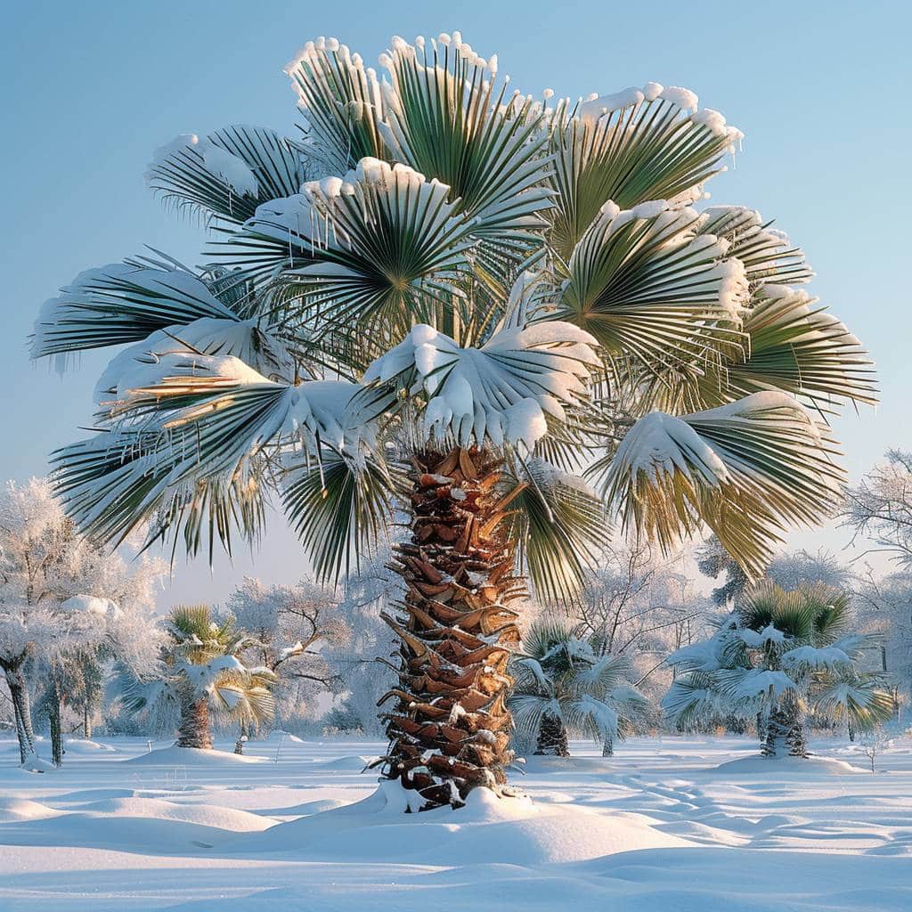 Les variétés de palmiers résistants au froid