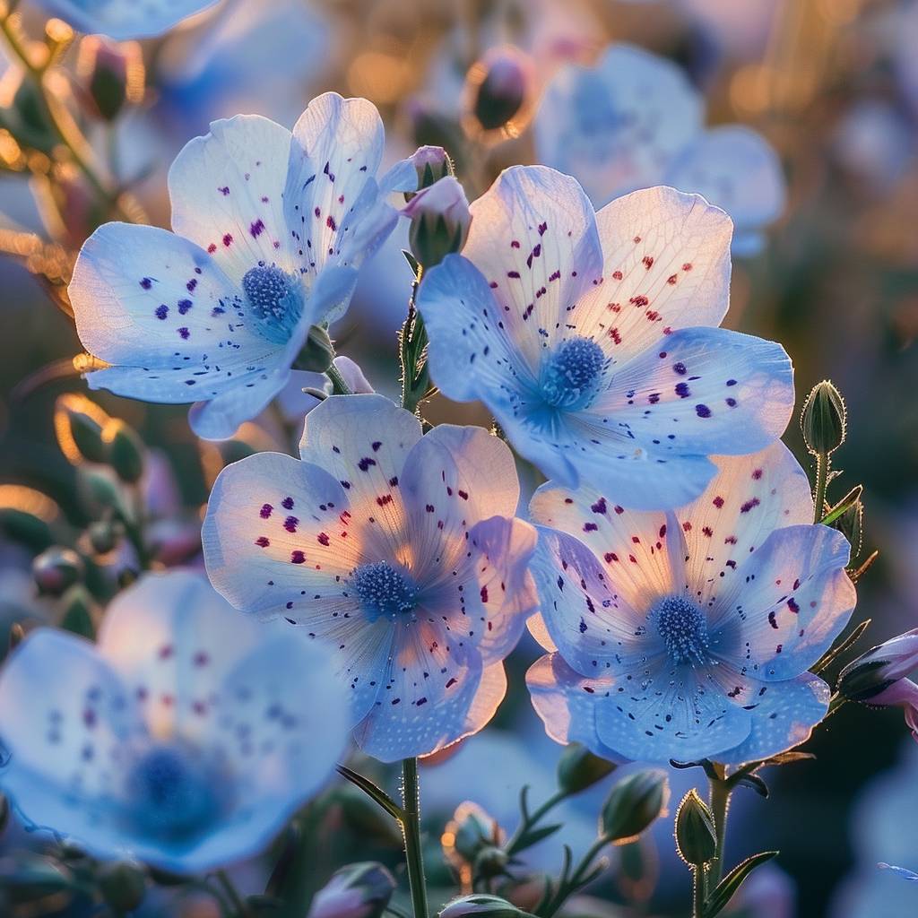 Soin et culture de Nemophila maculata