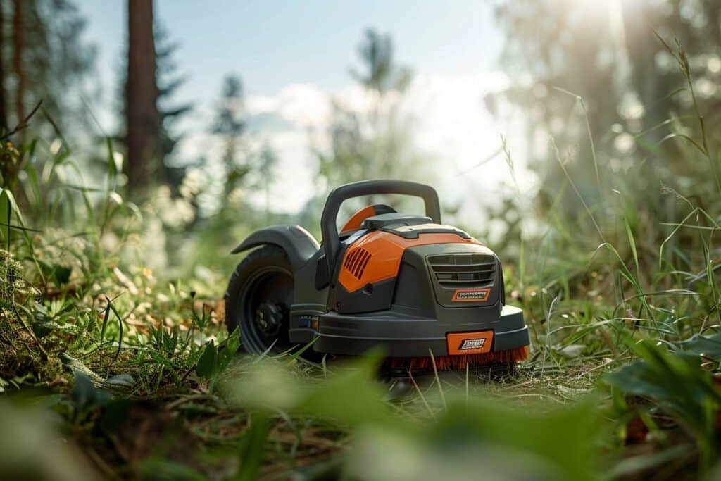 débroussailleuse pour de la coupe de l'herbe haute