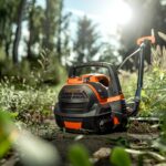 débroussailleuse pour de la coupe de l'herbe haute et des mauvaises herbes