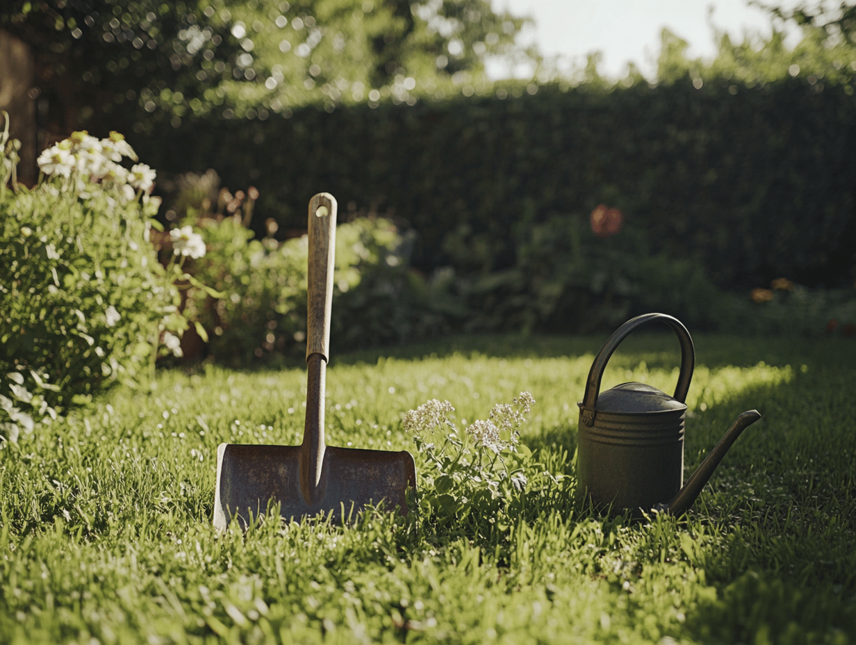 outils de jardinage