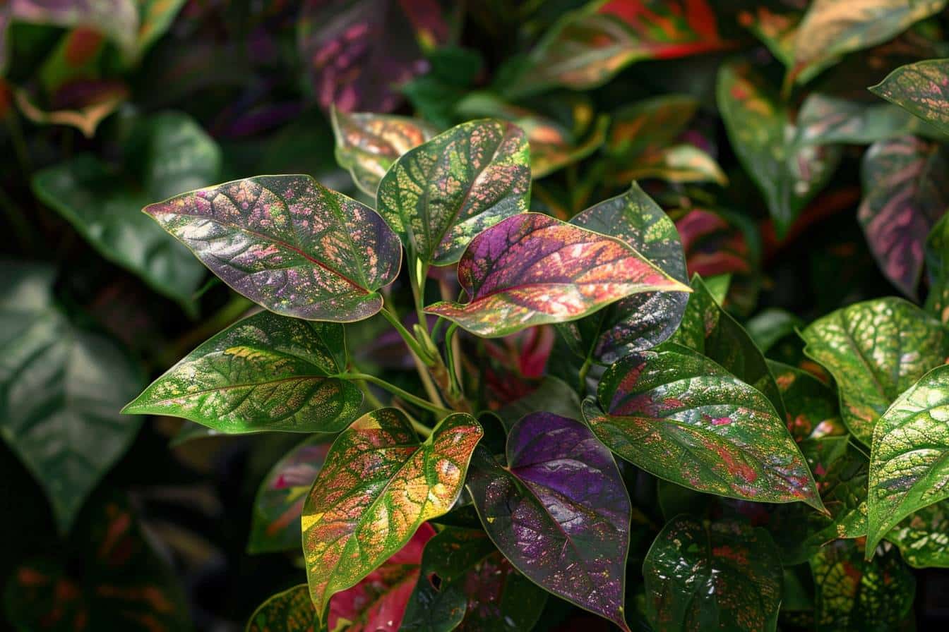 plantes à feuillage coloré